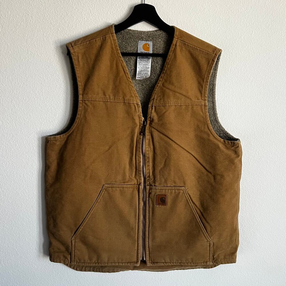 Carhartt V26 CML brown work wear vest